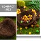 thumbnail image 3 of unbranded 12Ud Nido Simulado Marrón Para Decorar Jardín Oficina Y Eventos Con, 3 of 6
