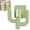 Green*2, variant on Dusknt Wall Mounted Shoe Rack Shoe Hanging Storage Shoe Storage Ideas Cactus Shape Self Adhesive Slipper Rack for Bathroom Kitchen Living Room Rv Door Cabinet Pack of 1, White