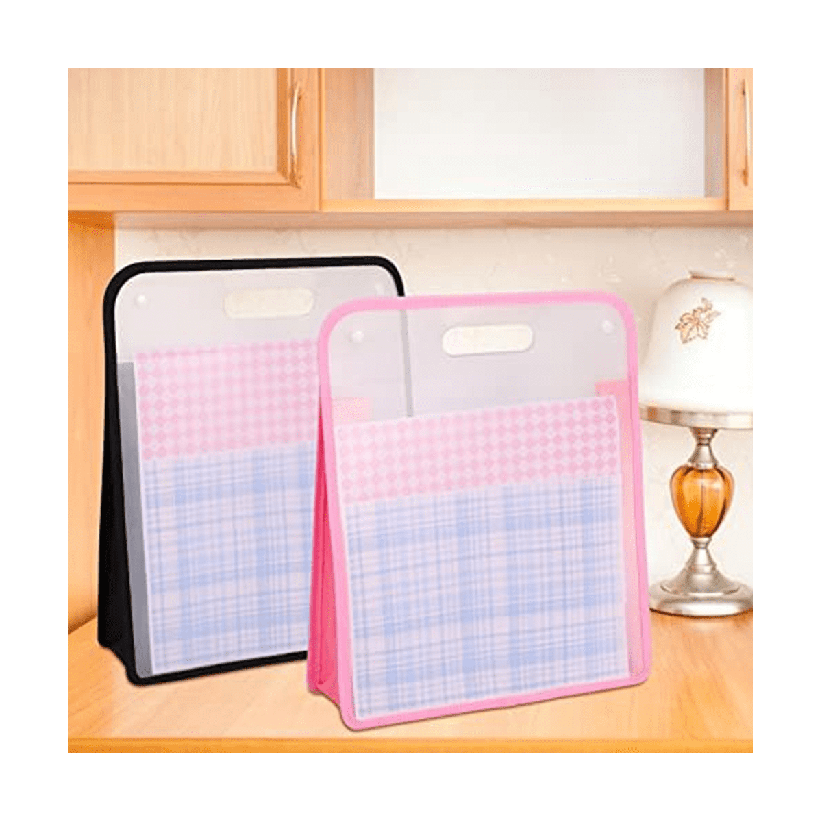 4Pcs 15.8 x 13 x 3 Inches Scrapbook Paper Storage Organizer Box, Expandable Paper Folio12 x 12 Sheets,for Cardstock