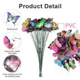 thumbnail image 3 of 50pcs Garden Butterfly Stakes, 4.72" Waterproof Butterfly Decorations for Outdoor Yard, Patio, Planter, Indoor, 3 of 8