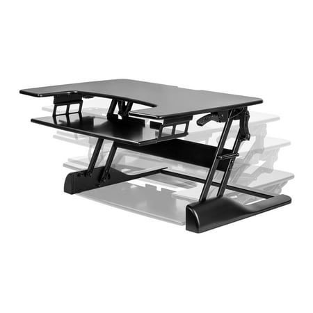 Monoprice 36 Tabletop Height Adjule Sit Stand Desk Raise Up To Monoprice 36 Tabletop Height Adjule Sit Stand Desk Raise Up To 19 7 Workstation