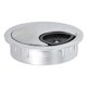 thumbnail image 4 of 1pc Cable Hole Cover For Desk Metal Grommet Table Cable Tidy Wire Hole Cover Chrome Brush 50/53/60mm Detachable Precise Buckle, 4 of 11