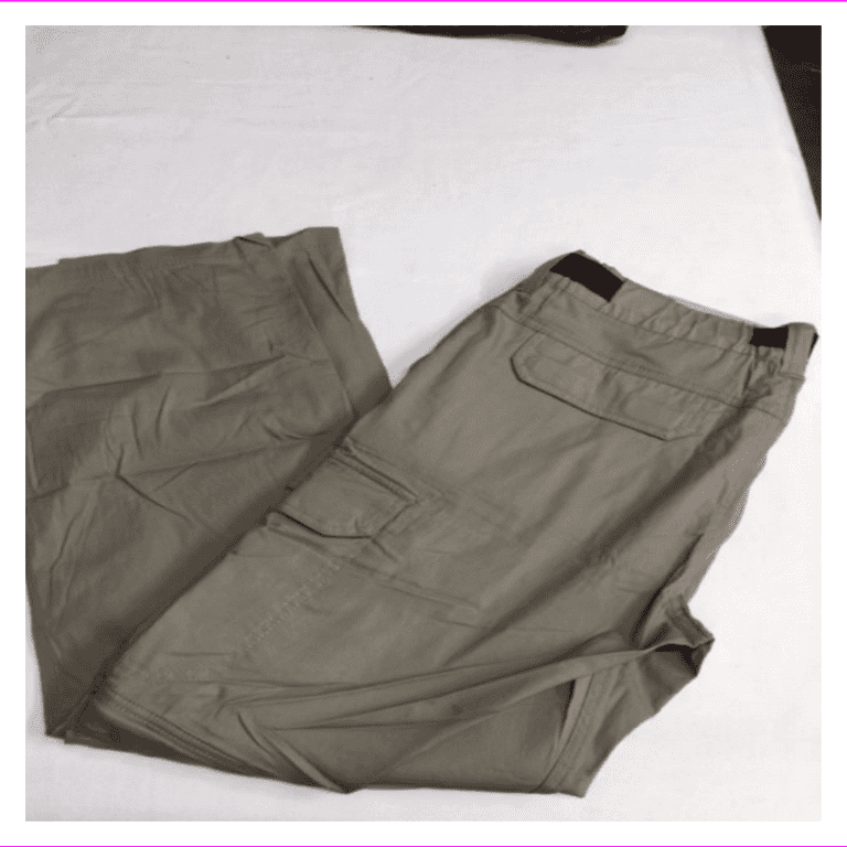 BC Clothing Men's Convertible 2 front slant pockets Stretch Cargo