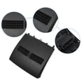thumbnail image 3 of Panel de ventilación de aire A/C para Nissan Tiida Unique Bargains Negro 1uds, 3 of 6