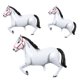 thumbnail image 1 of ER Globos hinchables de film plástico blanco de 3 piezas para caballos. oso de fresa Electrónica, 1 of 5