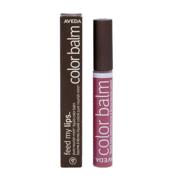 Aveda Feed My Lips Pure Nourish-Mint Liquid Color Balm - 05 Cucamelon (Rich Rose Pink) - .34 fl oz / 10 mL