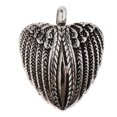 thumbnail image 2 of 2xMemorial Mascota Colgante Acero Inoxidable Plata Cremación Cenizas Yinane Colgante de collar de urna de cenizas, 2 of 7