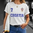 thumbnail image 4 of Croatia Soccer Jersey Number Seven Croatian Flag Football Men Women Tshirt Graphic Print U, 4 of 6