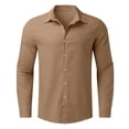 thumbnail image 4 of Ruyang Black Dress Shirt for Boys Button Up Shirts Kids Long Sleeve School Formal Tops Lapel Plain Tee, 4 of 4