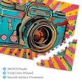 thumbnail image 3 of 500 pcs Colorful Retro camera jigsaw puzzles 500 pieces,Unique Artwork for Adults,Enchanting camera Vintage Art Wooden Puzzle,Gift for camera Lover,Stress relieving puzzle,Stunningly Vibrant Colors, 3 of 6
