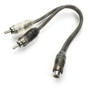 Carwires ACIY-1F - Twisted-Pair Car Audio Y-Adapter (1 Female / 2 Male)