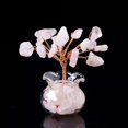thumbnail image 1 of Quartz Natural Gemstone Crystal Money Tree Good Luck Prosperity Feng Shui Tree, 1 of 4