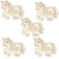 thumbnail image 5 of Kits de decoración de punto de cruz de unicornio (paquete de 5) - Artes y manualidades para niños, 5 of 5