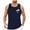 Navy, variant on HCNTES Mens Cotton Assorted Tank Top T-Shirt Undershirt Ribbed Workout Beach Shirts Sleeveles Running Vest(Black,XXL)