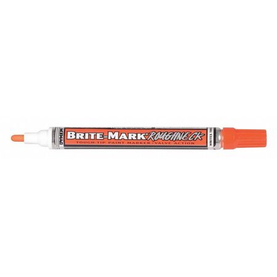 DYKEM 84205 Paint Marker, 3/32" Fine Tip, BriteMark, Orange Walmart