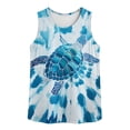 thumbnail image 2 of shoper Kids Tie Dye Tank Tops for Boys and Girls Sleeveless T Shirts Beach Tees Tank Tops Hippies Senior Tees, 2 of 4