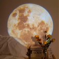thumbnail image 3 of Moon Lamp Projector Night Light, 360° Rotatable Moon Lamp USB Powered Lighting with Bracket,Mood Light Photography Romantic, 3 of 5