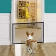 thumbnail image 6 of Dog Gates for Inside the House, Mesh Dog Gate 28" X 70", Pet Safety Gate for Doorways, Stairs, Hallways, Indoor/Outdoor, 6 of 10