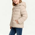 thumbnail image 5 of Lmnyox Kid's Puffer Coats Casual Thermal Long Sleeve Quilted Puffy Hooded Jackets Winter Outdoor Coats with Pockets, 5 of 8
