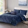 thumbnail image 1 of King Comforter Set, Velvet Comforter Set , Luxury Diamond Quilting Comforter, 1 of 13