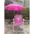thumbnail image 3 of Kids Beach Chair with Umbrella Folding Lawn and Camping Chair with Summer Shade Children's Beach Chair for Beach Pool Travel Outdoor（for 1-5 Years Old）, 3 of 6