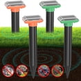 thumbnail image 2 of Repelente Solar de , Repelente de Ratones Ultrasónico y con Energía Solar, Impermeable para Césped, Patio y Jardín, 4 Piezas, 2 of 5