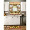 thumbnail image 2 of Achim Cortinas de Cocina con Diseño de Susan de Ojos Negros Home Furnishing, Juego de 5 Piezas con Estampado de Cabaña - 145 Cm (Ancho) x 91 Cm (Largo), Juego Completo con Volantes, Color Especias, 2 of 2