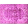 thumbnail image 1 of Ahgly Company Indoor Rectangle Medallion Pink Traditional Area Rugs, 5' x 7', 1 of 4