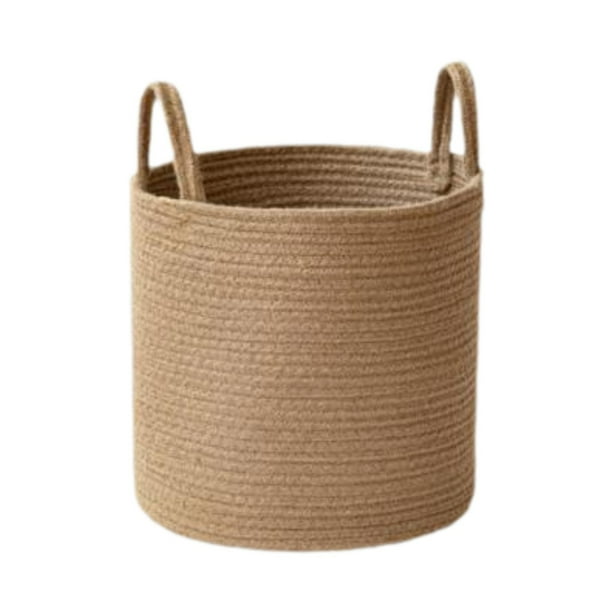 Cesta tejida redonda Strade Fareast Limited cesta de almacenamiento de ropa cesto para ropa sucia L