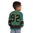 thumbnail image 4 of Monster Jam Toddler Boys Graphic Hockey Jersey with Long Sleeves, Sizes 12M-5T, 4 of 10