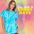 thumbnail image 4 of Daresay Tie Dye Style T-Shirts Women - Fun, Multi Color designs Tops, 4 of 7