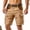 (Fashion 107)Khaki, variant on Aimik Men's Vintage Cargo Shorts with Multi Pocket and Button Summer Heavy Duty Cotton Shorts for Outdoor Camping