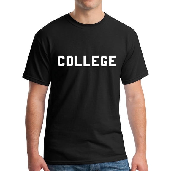 College T-Shirt John Belushi 70s Comedy Tribute Men's Tee