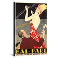 thumbnail image 1 of Bal - Pare Vintage Poster (artist: Engelhard, Julius Ussy) Germany c. 1926 (12x18 Gallery Wrapped Stretched Canvas), 1 of 1
