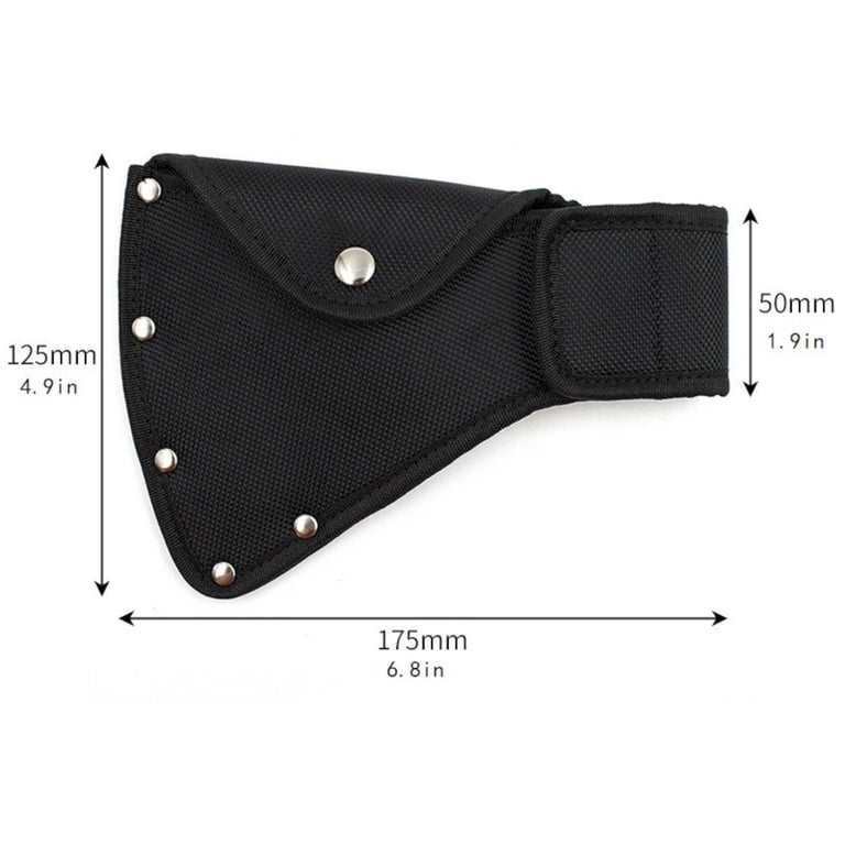 Leather Axe Sheath Axe Head Sheath - Double Snap Blade Cover For 1-1 ...
