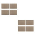 thumbnail image 2 of Inteprter 4 Pieces Linen Double Layer Placemats Home Indoor Non-slide Placemat Pad Cup Washable Outdoor Tableware Type2 NO2, 2 of 6