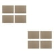 thumbnail image 2 of Injueey 4 Pieces Linen Double Layer Placemats Non-slide Dining Washable Cloth Tableware Cup Outdoor Pad Home Table Placemat Type2 NO2, 2 of 6