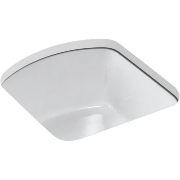 Kohler K5848 Napa 183/4" Cast Iron Undermount Bar Sink White
