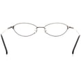 thumbnail image 4 of Womens Optical Eyewear - Oval Shape, Metal Full Rim, Charcol Gunmetal, 4 of 4
