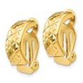 thumbnail image 2 of 14K Yellow Gold Earring J-Hoop Women'S 18 mm 6 Non-Pierced Earrings, 2 of 3