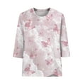 thumbnail image 5 of GDfun Women's Fall Tunic Tops Fashion Trendy Round Neck Sweater Top Loose Fit Long Down Pullover, 5 of 5
