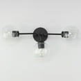thumbnail image 6 of 21633CLBK-Maxim Lighting-Knox - 3 Light Bath Vanity-12 Inches Tall and 24.25 Inches Wide-Black Finish, 6 of 6