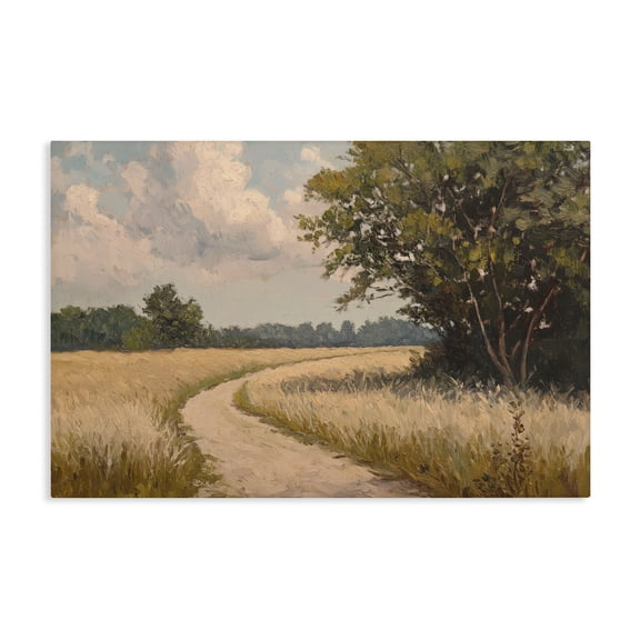 Stupell Industries Traditional Peaceful Thinking Path Canvas Art, 24 x 16, by Petals Prints Design