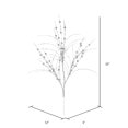 thumbnail image 2 of Vickerman 35" Silver Glitter Berry Artificial Christmas Spray. Includes 6 sprays per pack., 2 of 3