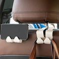 thumbnail image 4 of Ganchos creativos ocultos para el respaldo del coche, 2 uds., mantienen el interior limpio con ganchos traseros multifuncionales, 4 of 6