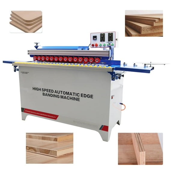 Edge Banding Machine High-Speed Automatic Linear Double-Sided Gluing Commercial 110V