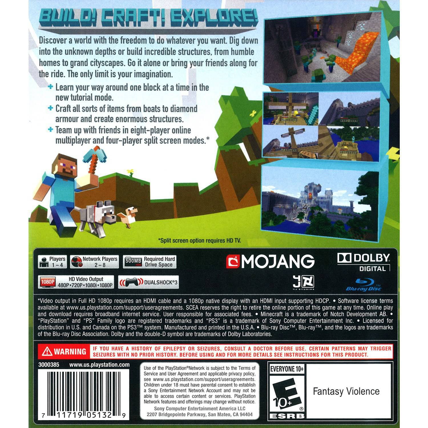 minecraft ps3 walmart