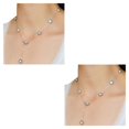 thumbnail image 1 of Minnieouse Collar de perlas barrocas de agua dulce natural estilo único con collar de cadena de plata de ley para mujer Type1 NO1, 1 of 6