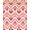 Pink, Pattern 1, variant on ODIKA 4' x 6' Machine Washable Non-Slip Area Rug, Geometric Hexagon High Traffic Rug, White, 482181