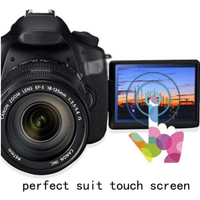 Glass Screen Protector Compatible for Canon EOS 800d 760d 750d